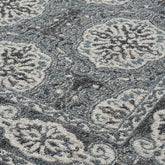 9' x 12' Blue Medallion Power Loom Area Rug